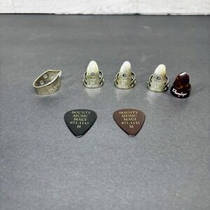 DUNLOP 7 PC FINGERPICK SET- .18‎ W/2 THUMBPICKS